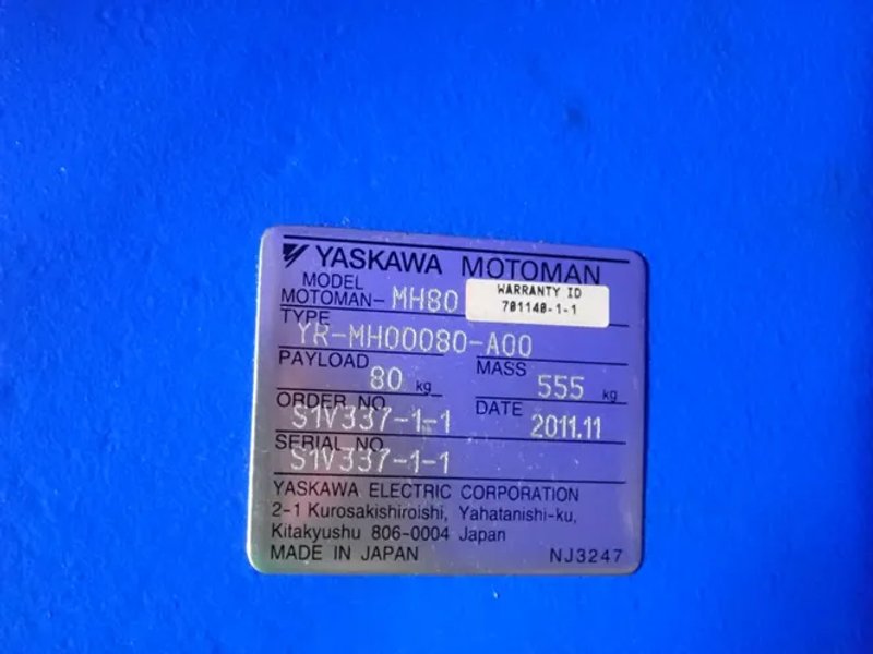 Yaskawa Motoman Robot - Mh80
