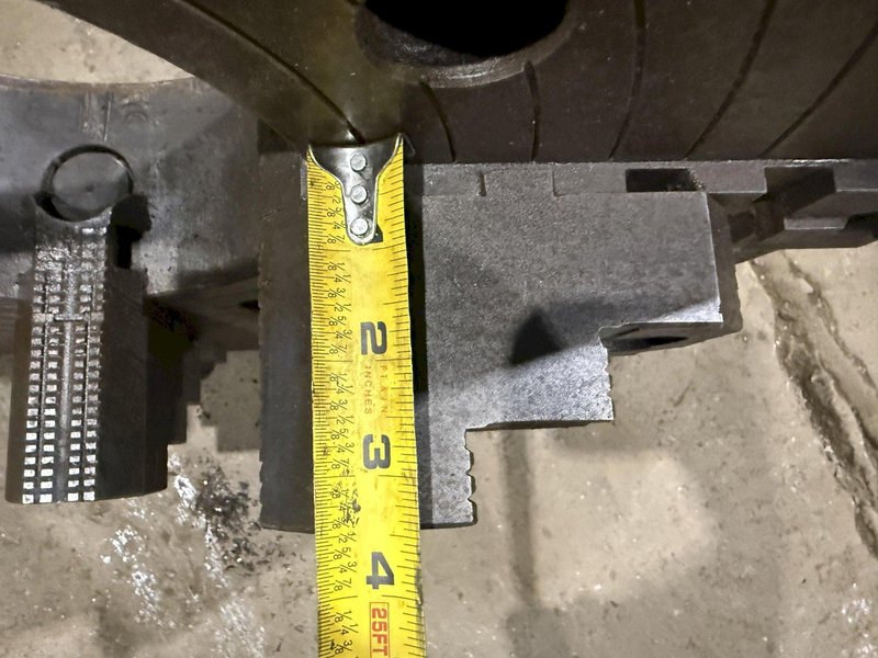9" HOLLOW SPINDLE HOLE INDEPENTANT 4-JAW LATHE CHUCK: YOBRO#26441