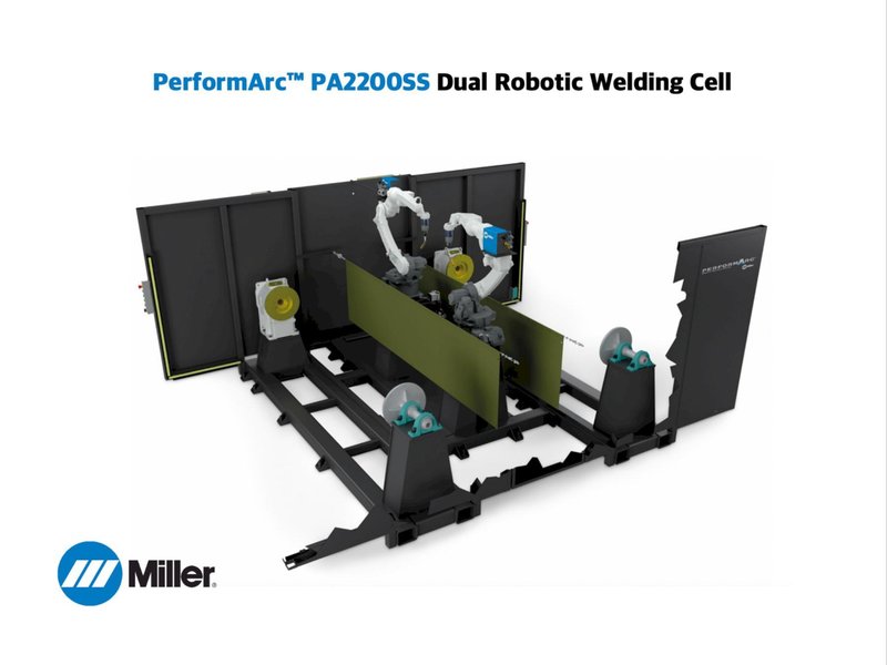 Miller Automation PerformArc™ PA2200SS Dual Robotic Welding Cell