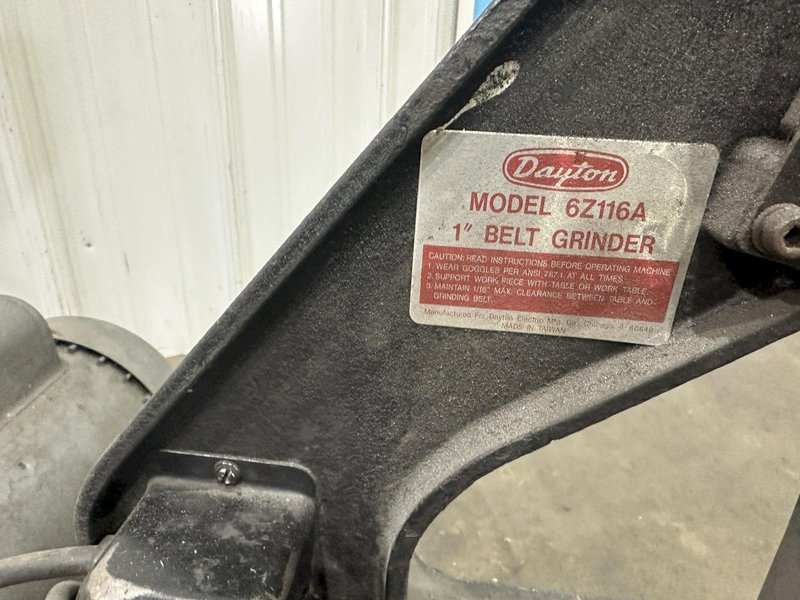 1" DAYTON MDL. 6Z116A  BELT GRINDER: STOCK #78048
