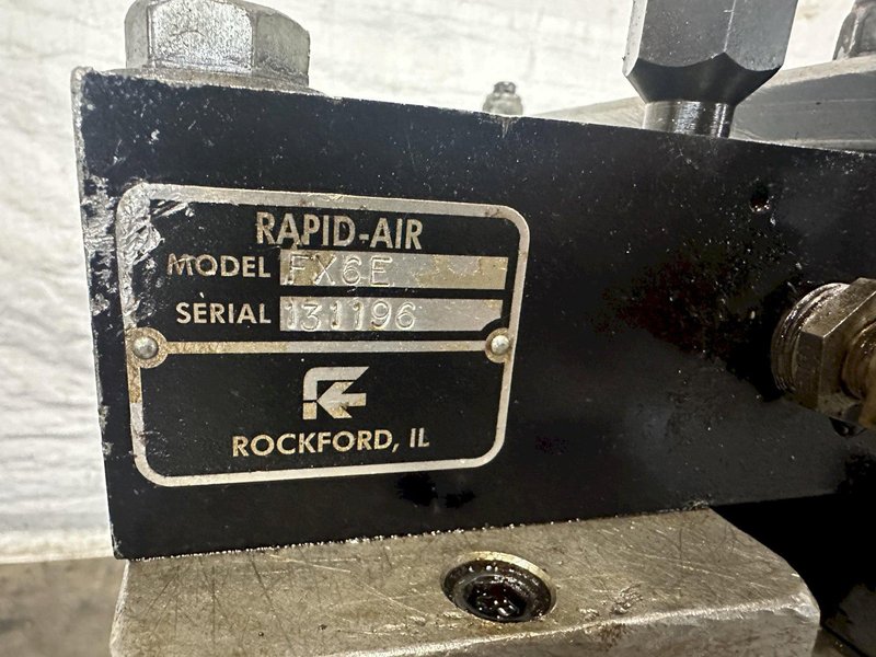 12" X 6" X .125" RAPID-AIR FX6E STRAIGHTENER/FEEDER. STOCK # 0662124