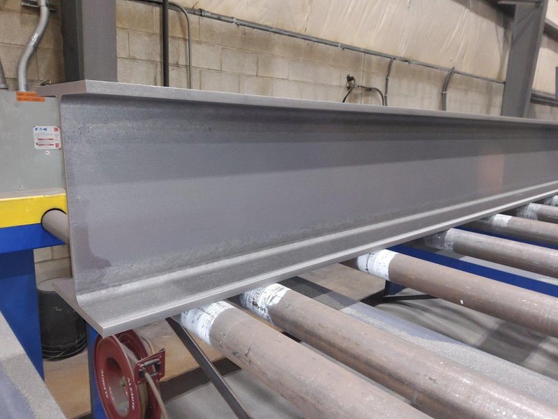 72" /36" WIDE X 16" HIGH PANGBORN MODEL #ES-1821-109 4-WHEEL ROTOBLAST STRUCTURAL STEEL BLAST MACHINE: YOBRO #24788