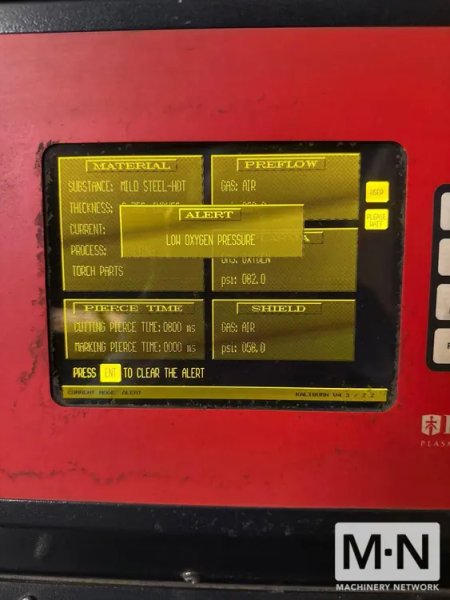 6’ x 10’ Torchmate X HD Burny w/ Kaliburn HD Spirit II 275 Auto Gas Control