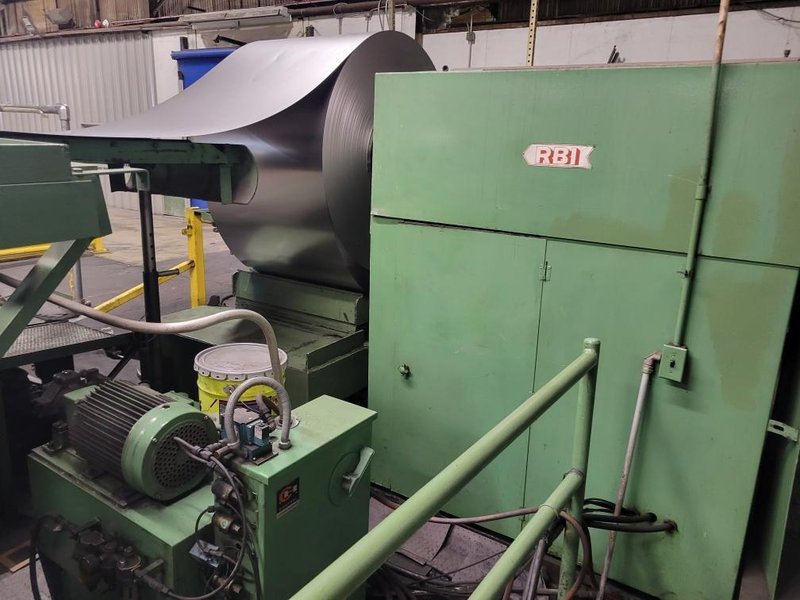 48" X 20,000 LBS RBI AUTOMATIC FEED DAHLSTROM CTL CUT TO LENGTH LINE ENTRY: STOCK #19768