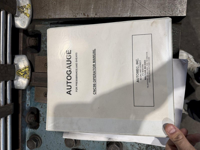 78" X .250" AMADA M–2060 MECHANICAL SQUARING SHEAR. STOCK # 1001225