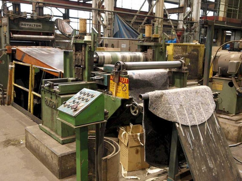 36" x 4.00" x 30,000# Paxson Slitting Line STOCK#3220