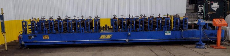 17 STAND X 4" X 48" B&amp;K MODEL #2B-35 RAFTED ROLLFORMER: STOCK #18127