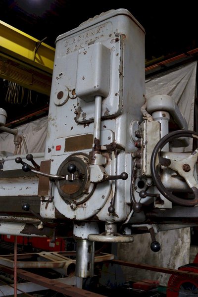 4' X 13" CINCINNATI BICKFORD RADIAL DRILL: STOCK #72033