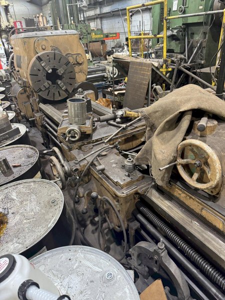 40/104" X 192/312" AXELSON SLIDING GAP ENGINE LATHE. STOCK #0888825