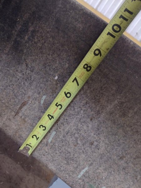 8' X 4' X 10" CHALLENGE PRECISION LAYOUT INSPECTION GRANITE TABLE: STOCK #23798