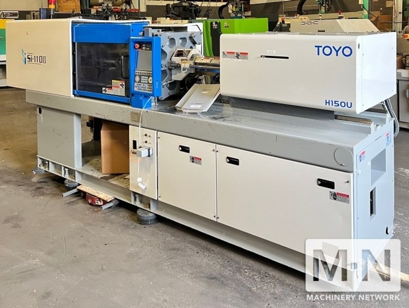 110 TON 3.4 OZ TOYO MODEL Si-110II ELECTRIC INJECTION MOLDING MACHINE MFG 2003