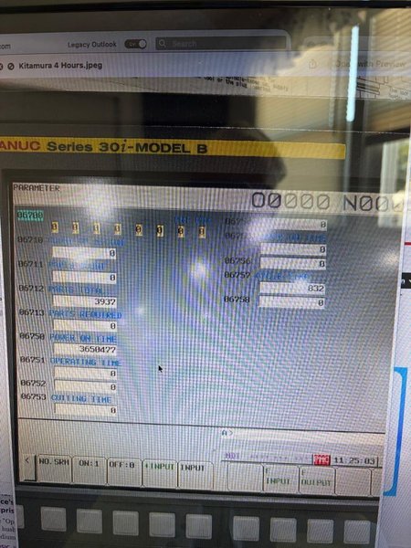 Kitamura My-Trunnion  5-Axis VMC, 2017 -Fanuc Series 30i CNC Controls , 50 Position Automatic Tool Changer, 20,000 RPM Spindle, Thru-Spindle Coolant