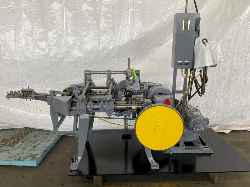 1/8" X 10" NILSON S-2-F 4 SLIDE WIRE MACHINE. STOCK # 0510919