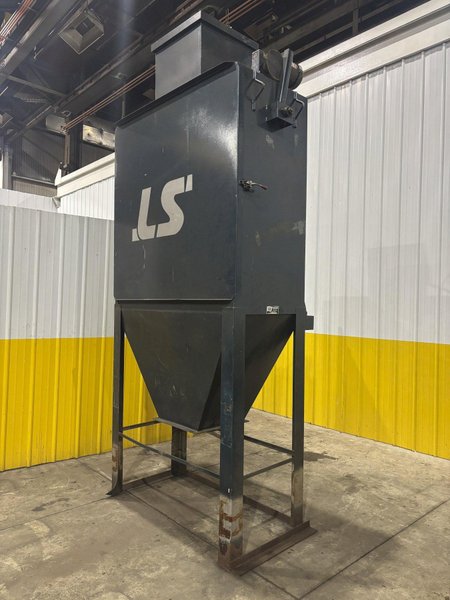 30" x 68" LS INDUSTRIES SHOT BLAST MACHINE WITH DUST COLLECTOR, FOR PROPANE TANKS: STOCK #22767