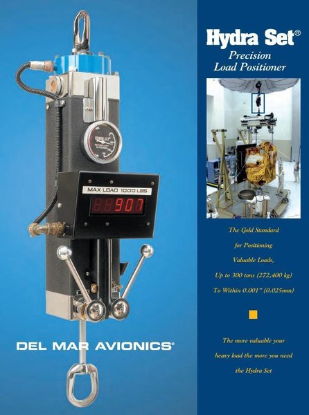 100,000 LBS HYDRA-SET MODEL F LOAD POSITIONER: STOCK #23173