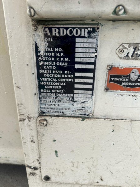 11 STAND X 1-1/2" ARDCOR ROLLFORMER: STOCK #78003