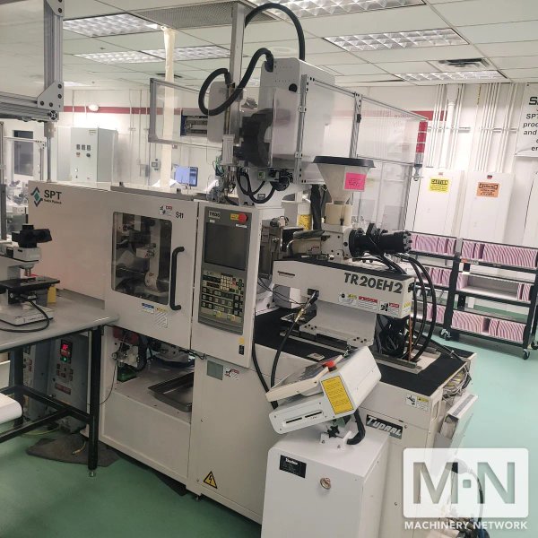 22 TON 0.47 OZ SODICK MODEL TR20EH2 PLUNGER STYLE INJECTION MOLDING MACHINE MFG 2010