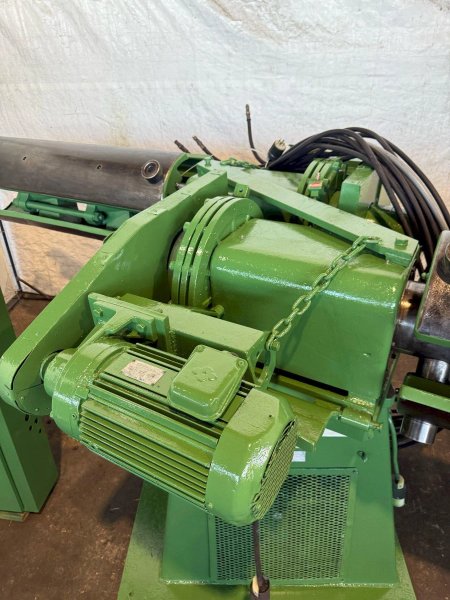 10,000 LBS X 48” X 72" OD ASC MODEL #10D48D22/5H200 DOUBLE END COIL REEL UNCOILER: STOCK #23383