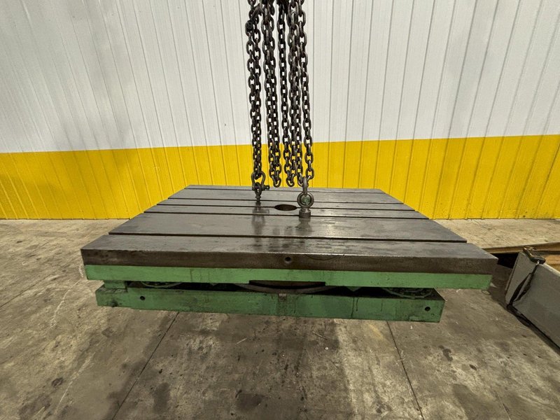 36" X 48" GIDDINGS &amp; LEWIS AIR LIFT ROTARY TABLE: STOCK #23588