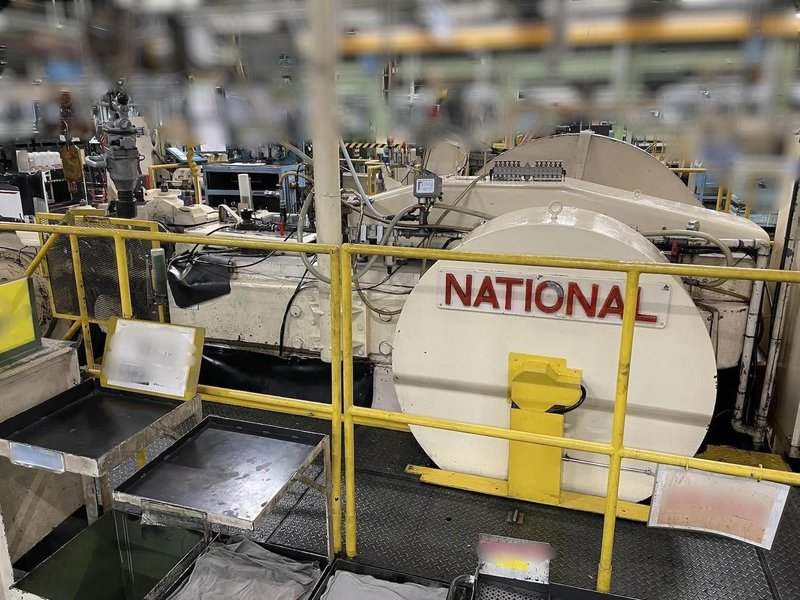 National Model 750 High Speed Double Stroke Roller Header