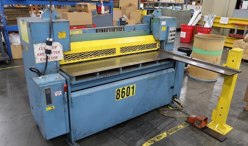 5' X 10 GAUGE BETENBENDER HYDRAULIC SQUARING SHEAR: STOCK #78222