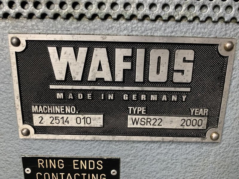 Wafios WSR 22 Ring Roller
