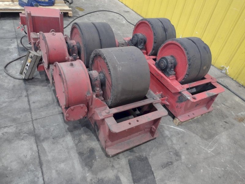 60 TON WELDWIRE MODEL #WWRD/WWRI-30 POWERED TANK TURNING ROLL SET, DRIVE &amp; IDLER : YOBRO #25738