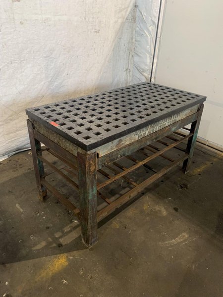 60" x 30" x 36"H ACORN WELDING TABLE W/ STAND. STOCK #1165123.