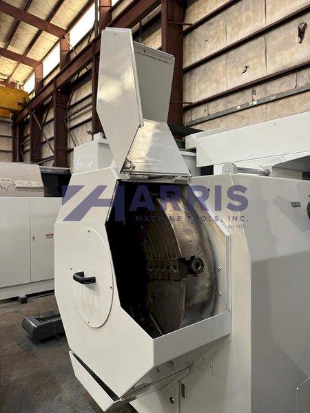 WEILER #E90, 14" BORE, OIL COUNTRY HOLLOW SPINDLE CNC LATHE, 120" CENTERS, 2007, MINT CONDITION