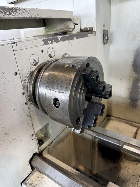 22" X 78" WEILER E50/2 CNC FLATBED LATHE. STOCK # 0103723