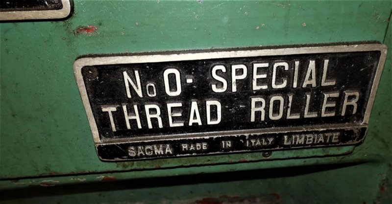 1/4" Sacma No. 0 Special Thread Roller