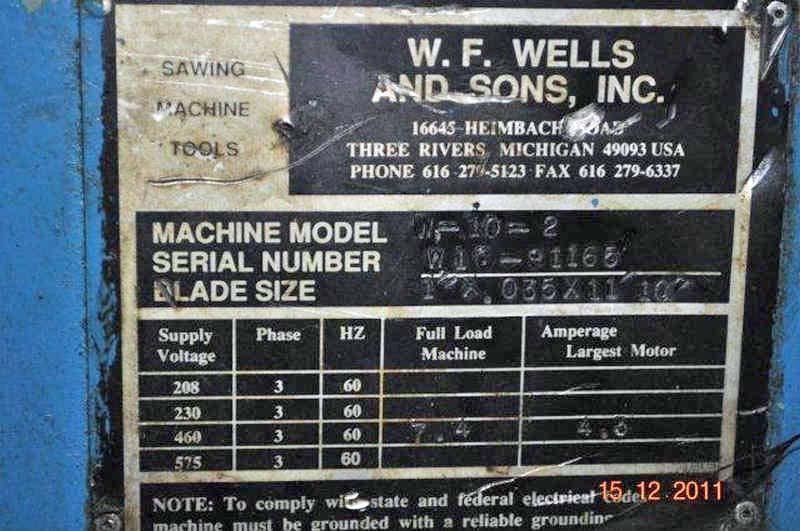 SAW, BAND, HORIZANTAL, W.F. WELLS #3382