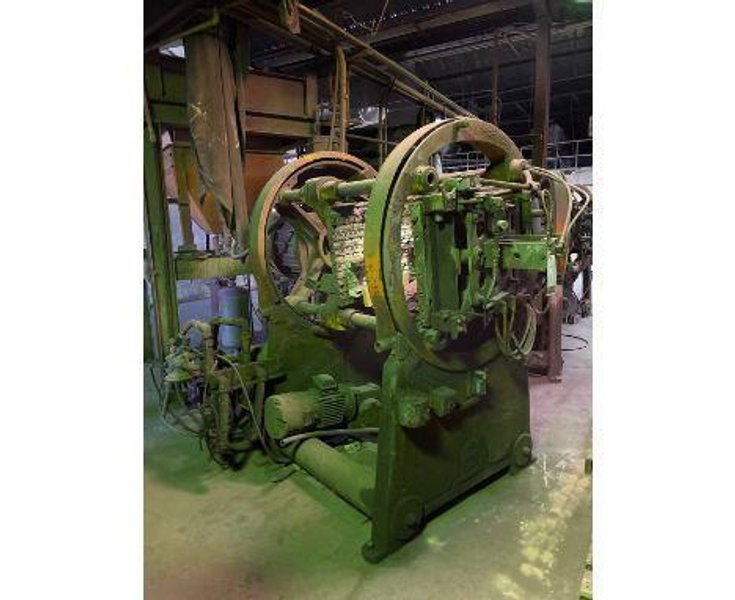 Shalco model u180 gas fired shell core machine with gun drilled heater plates, gas system and controls