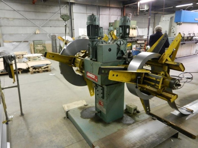 Dimeco decoil./ straight/ feeder - LVD punchpress