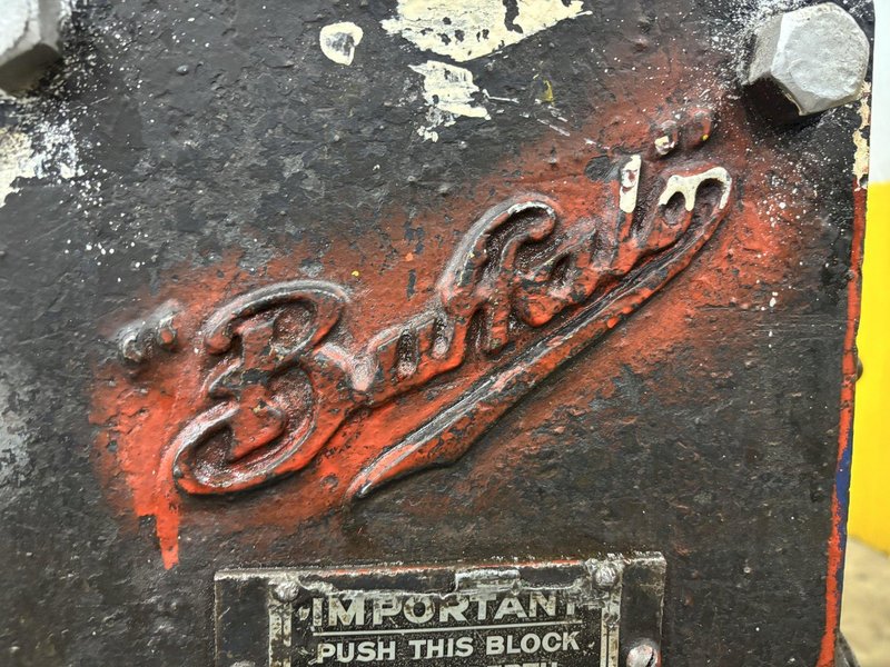50 TON BUFFALO MODEL #1/2 MECHANICAL IRONWORKER: STOCK #22853