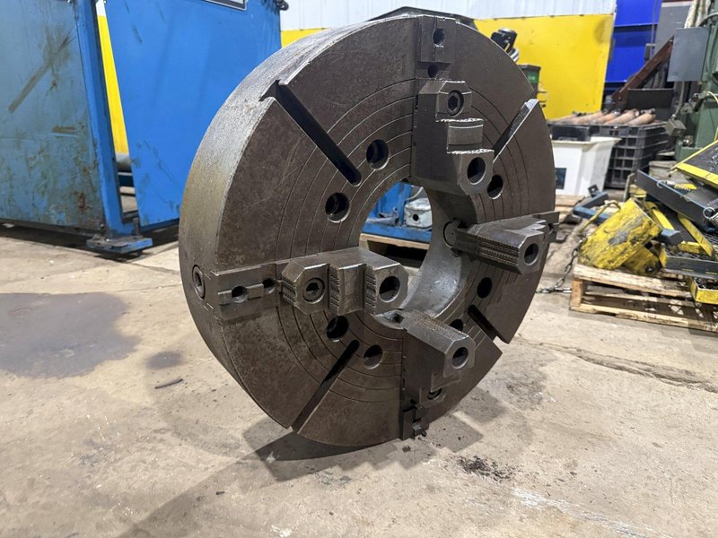 9" HOLLOW SPINDLE HOLE INDEPENTANT 4-JAW LATHE CHUCK: YOBRO#26441