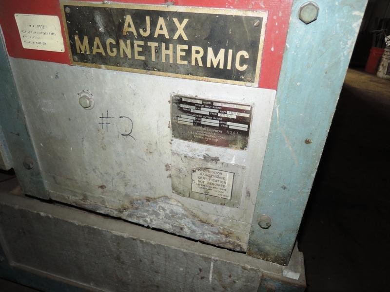 AJAX MODEL MFL-50T LIFT COIL AND BED FOR #100 CRUCIBLE S/N M4S72OA  VOLTS 1250 PH 1  AMPS 1030  3KHZ