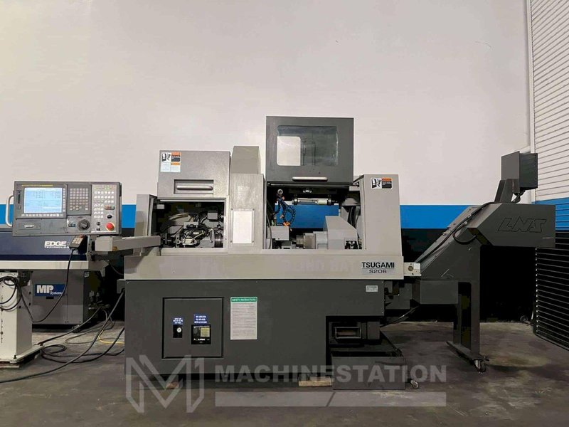 Tsugami S206 CNC Swiss Type Automatic Lathe – Bar Feeder