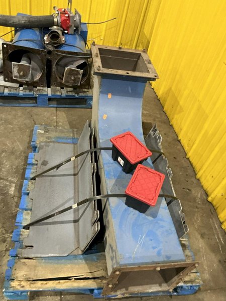 60" x 60" BCP MODEL #A4-9479 SPINNER HANGER SHOT BLAST MACHINE, NEW 1999: YOBRO #26149