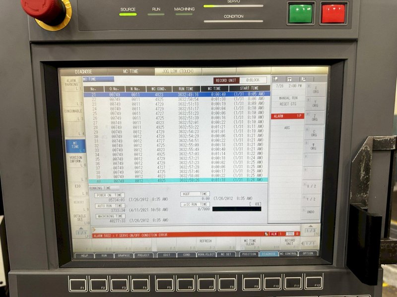 Makino EDNC 207 Used CNC Sinker EDM with EROWA Robot For Sale - 2008