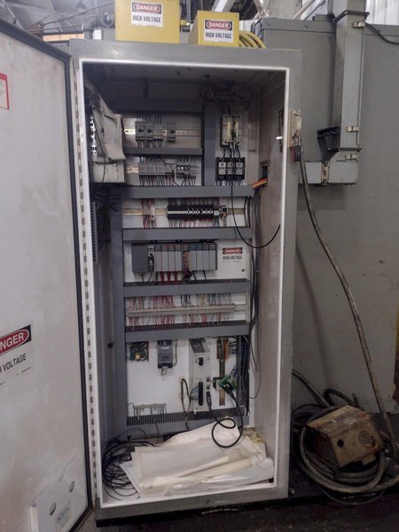 250 KW AJAX TOCCO "PACER" INDUCTION HARDENING SCANNER SYSTEM WITH MAGNESCAN QS CONTROLS: STOCK #16063