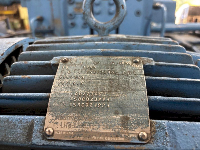 75 TON DAKE MODEL #18-558 HYDRAULIC 4-POST PRESS,  23" STROKE: YOBRO #24084