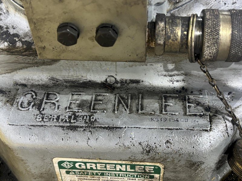 4" GREENLEE HYDRAULIC PIPE CONDUIT BENDER WITH TABLE &amp; HYDRAULIC UNIT, 115 VOLT: YOBRO #23994