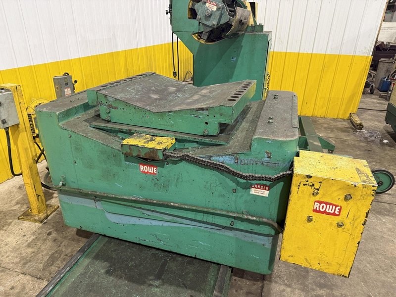 10,000 LBS X 24" X .105" ROWE ENTRY SERVO FEED LINE, COIL CAR, REEL, STRAIGHTENER, INDRAMAT SERVO FEED: YOBRO #24518