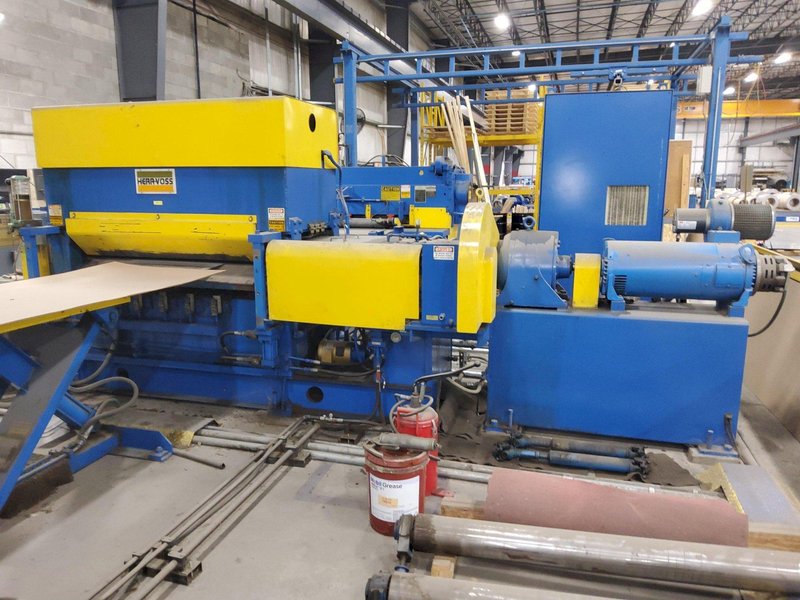 48" x 20,000 LBS X .080" HERR VOSS CUT-TO-LENGTH LINE W/ PRECISION LEVELER: STOCK #22693