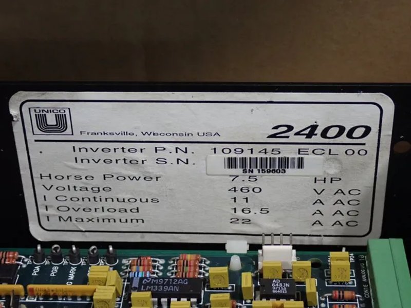 Unico 7.5 Hp Ac Modular Inverter - 109145ecl00