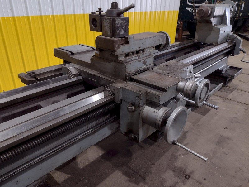 38" X 120" POREBA MODEL TPL-90/M *** 12" HOLLOW SPINDLE *** ENGINE LATHE: STOCK #18538