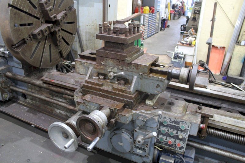39" X 96" POREBA  GAP BED ENGINE LATHE: STOCK #71534