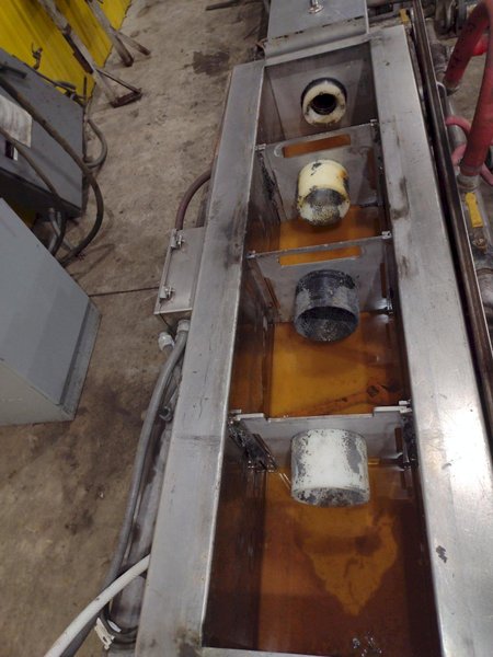 4" CAPACITY ULTRASONIC BAR &amp; TUBE CONTINUOUS WASHER: STOCK #22589