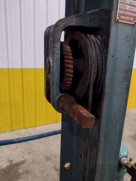 75 TON DAKE MODEL #6-275 AIR-HYDRAULIC H-FRAME PRESS: STOCK #23521